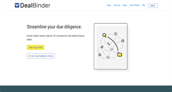 Desktop Screenshot of dealbinder.com